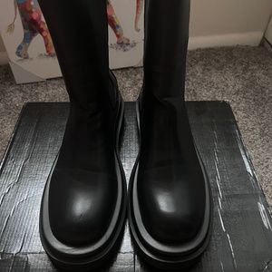 Women’s tall moto style boot